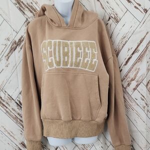 SCUBIEEE Varsity Silk Hoodie with Logo